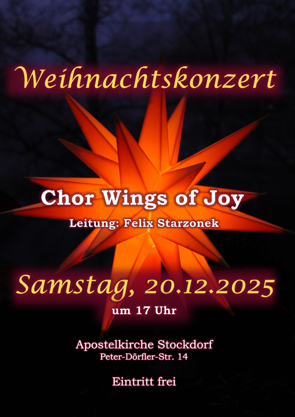 Plakat Konzert am 20. Dezember 2025